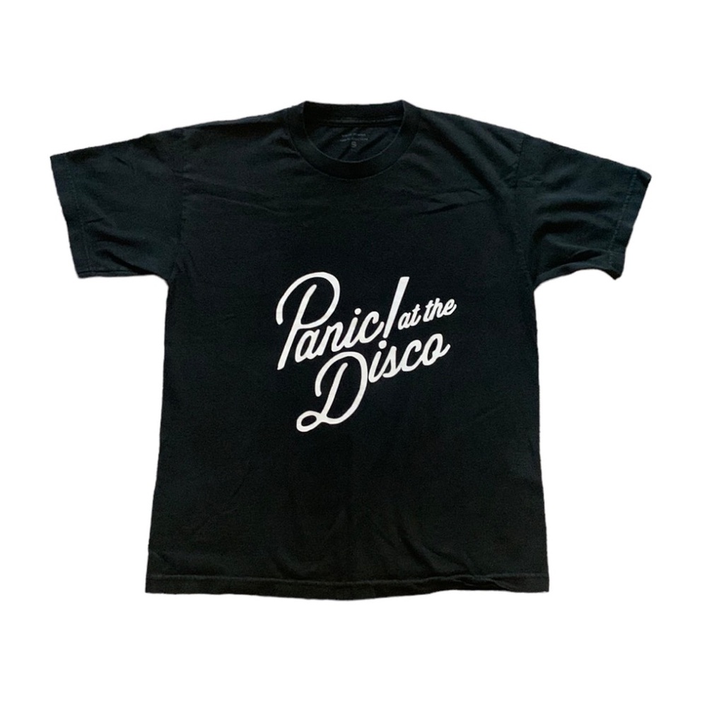 Panic! at the Disco Black Tee, size S